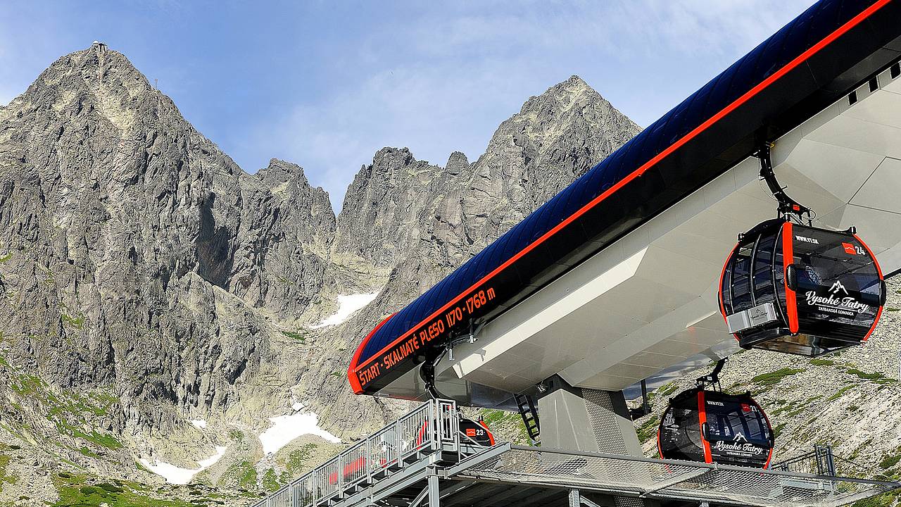 Výlet lanovkou na Skalnaté Pleso