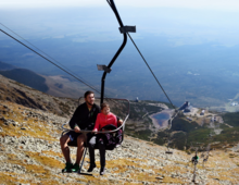 Lanovkou na Lomnické sedlo